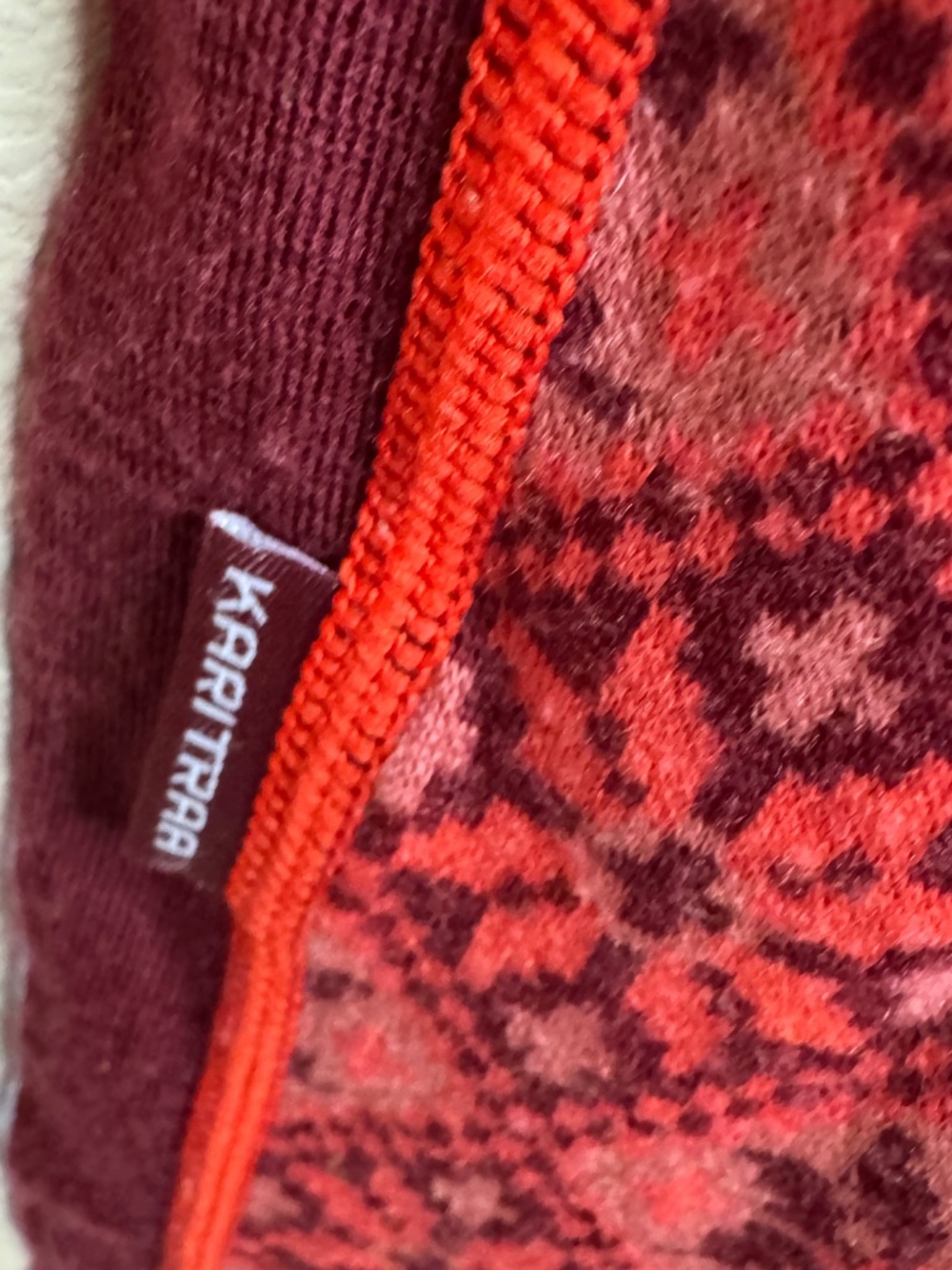 Kari Traa Rose Base Layer Set - 100% Merino Wool - Rouge Red. XS - Picture 11 of 15